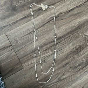 NWT Chico’s Hexie two strand necklace